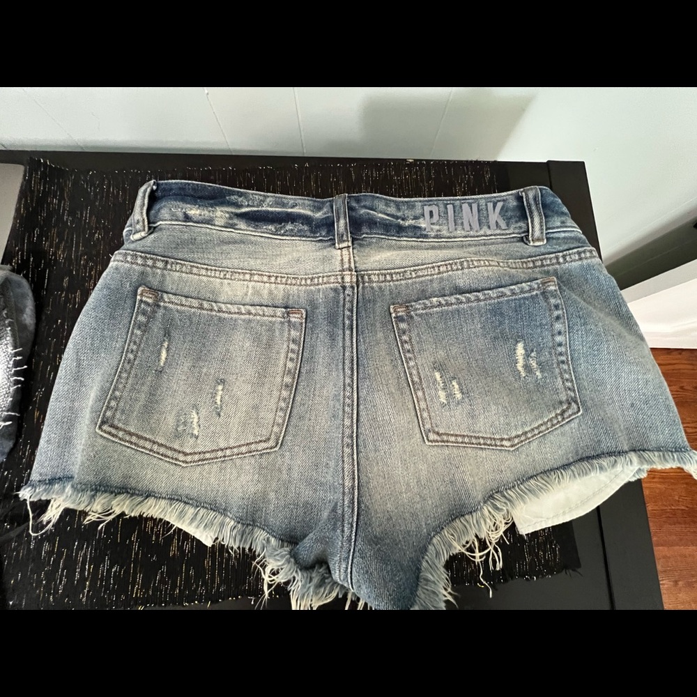 VS Pink Jean Shorts